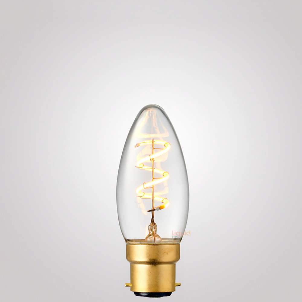 3W Vintage Candle LED Bulbs 2200K