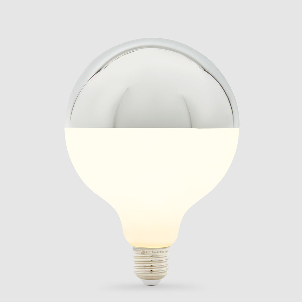 G125 Mirror/Black Crown Dimmable LED Globes