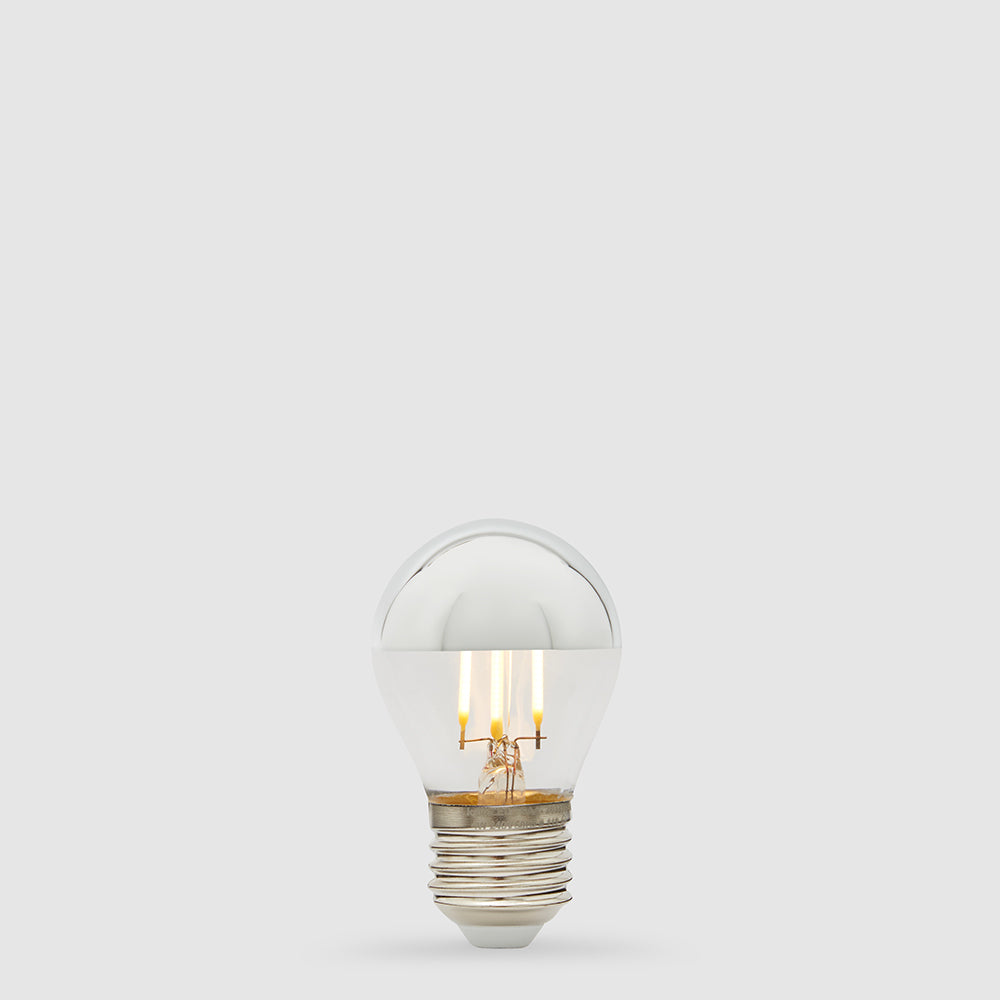 4W Fancy Round Mirror Crown Dimmable LED Bulbs