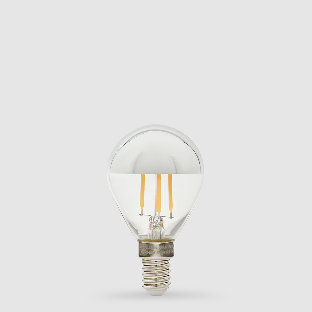 4W Fancy Round Mirror Crown Dimmable LED Bulbs