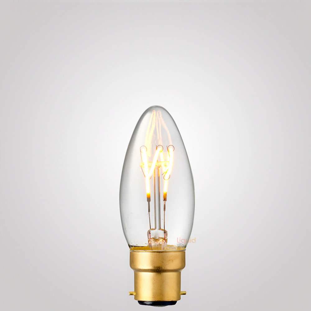 3W Vintage Candle LED Bulbs 2200K