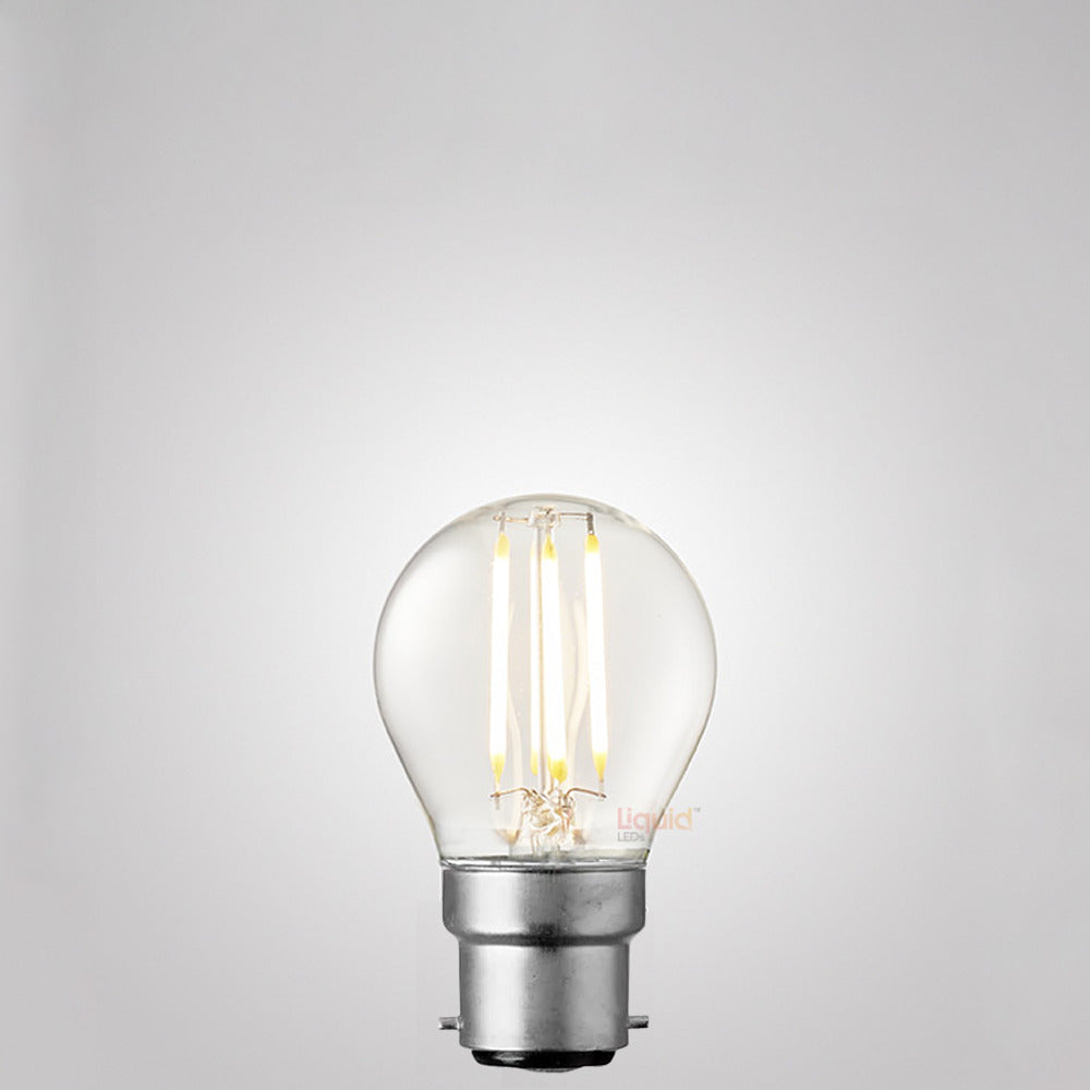 4W Fancy Round LED Bulbs 2200K/2700K/3000K/4000K