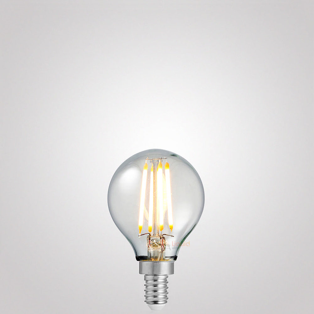 4W Fancy Round LED Bulbs 2200K/2700K/3000K/4000K