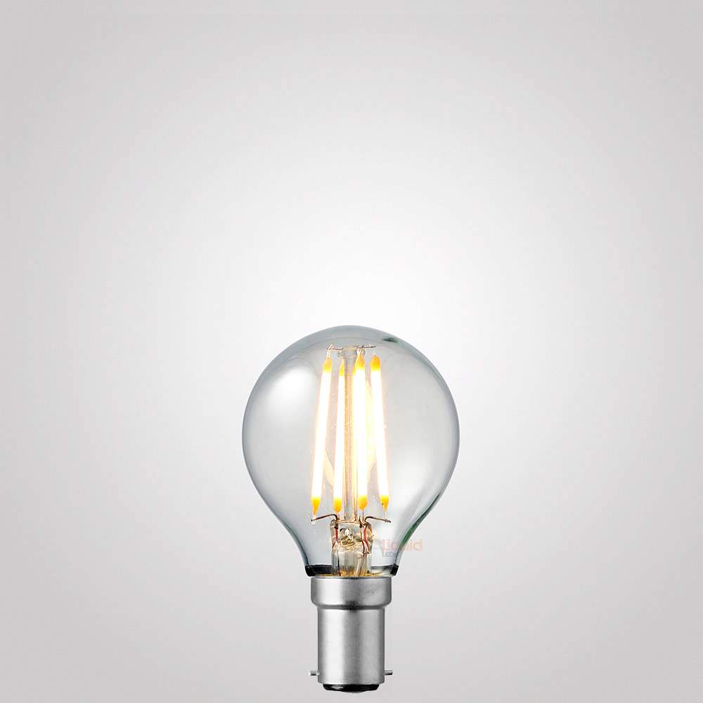 4W Fancy Round LED Bulbs 2200K/2700K/3000K/4000K