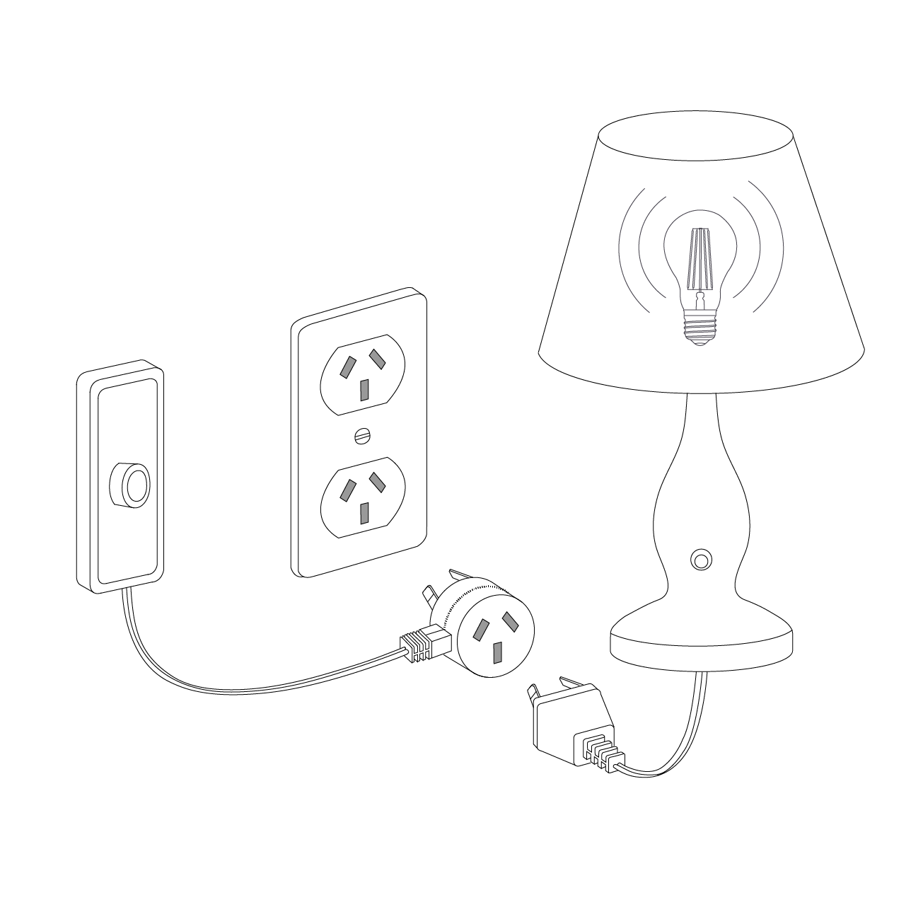 Hand Dimmer and Switch