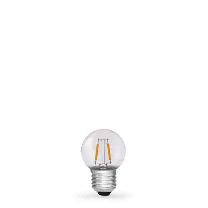 1W Fancy Round Shatterproof LED Bulb E27 2700K