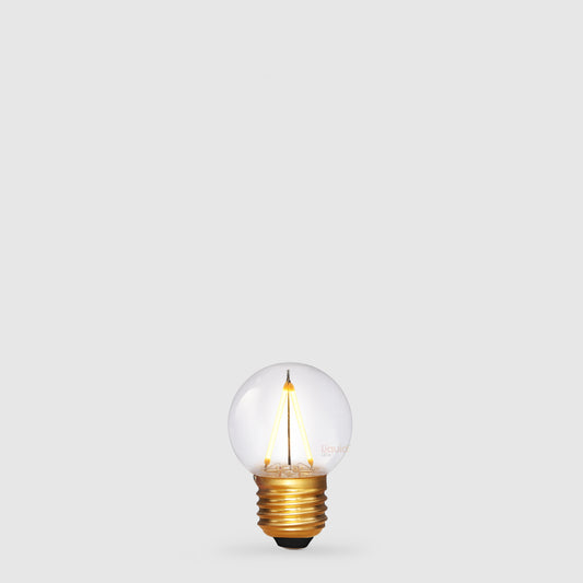 1W Fancy Round Shatterproof LED Bulb E27 2200K