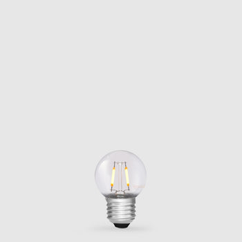 1W Fancy Round Shatterproof LED Bulb E27 2700K