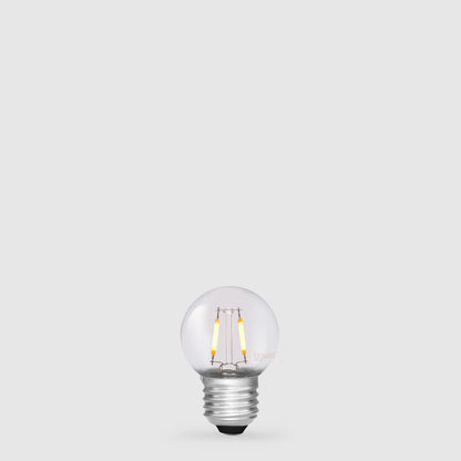 1W Fancy Round Shatterproof LED Bulb E27 2700K