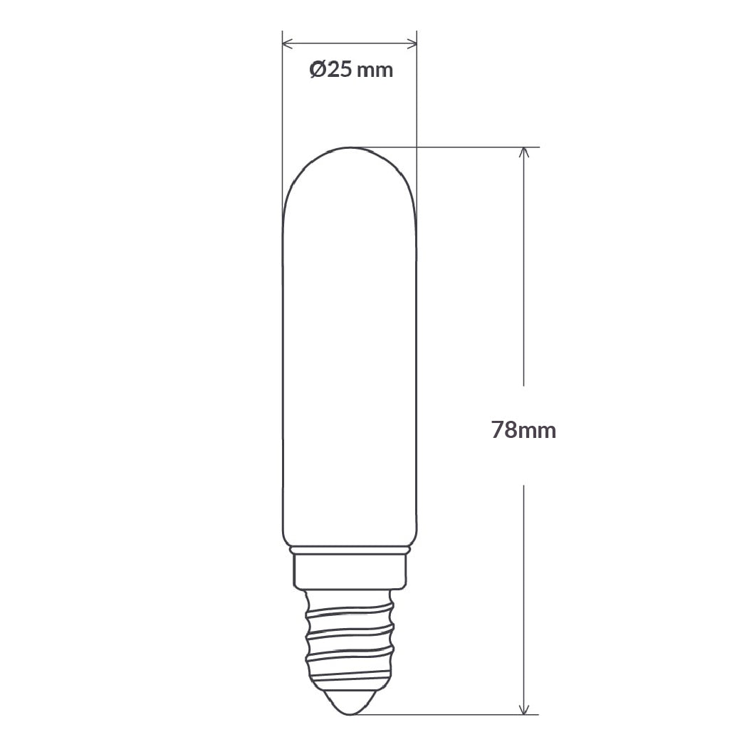 4W Tubular Dimmable LED Light Bulbs