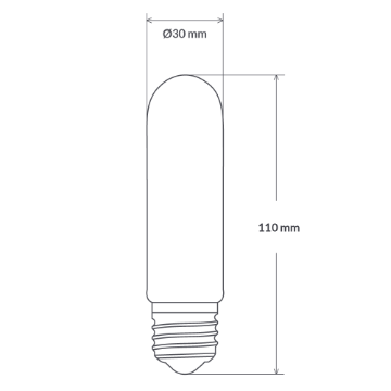 Short Tube Dimmable LED Bulbs