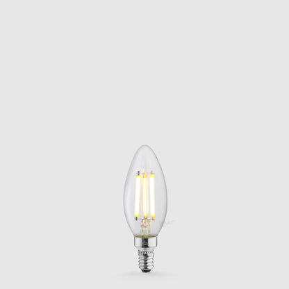 5.5W/6W Candle Dimmable LED Bulbs 2700K/4000K