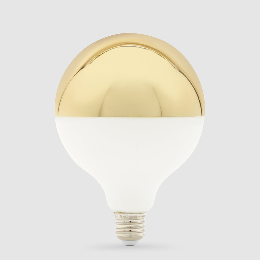 G125 Mirror/Black Crown Dimmable LED Globes