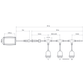 15m Solar Festoon String Lights with 15 LED Bulb