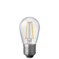 1W 24 Volt S14 LED Light Bulb (E27) Clear in Extra Warm White