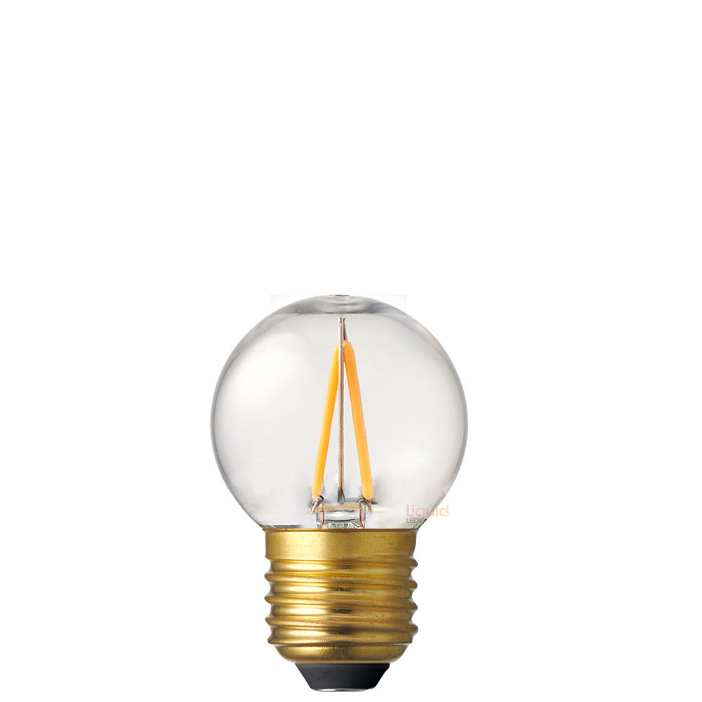 1W Fancy Round Shatterproof LED Light Bulb (E27) in Extra Warm White
