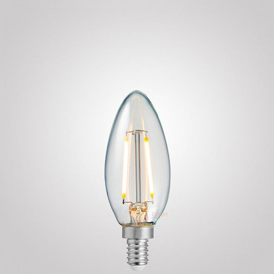 2W Candle Dimmable LED Bulbs in Warm White