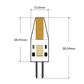 2W G4 Dimmable LED Bi-Pin in Warm White