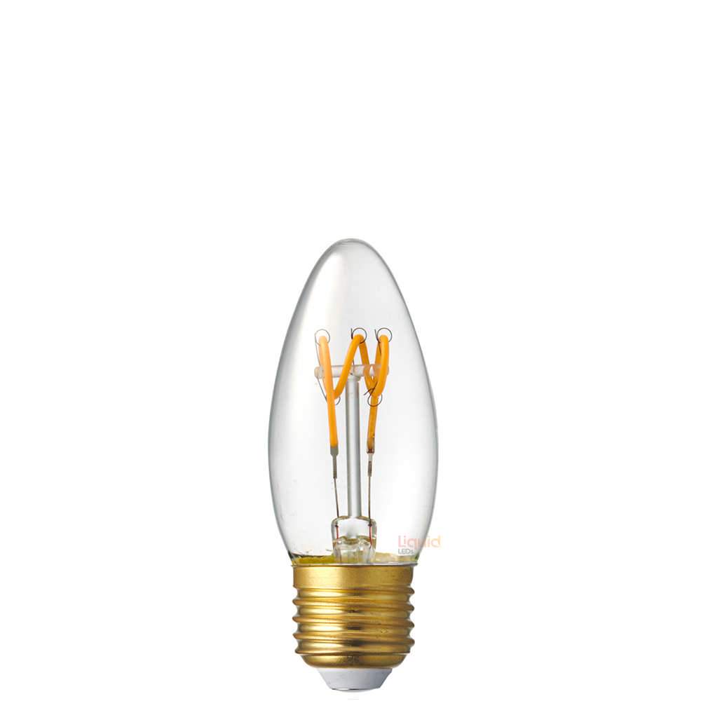 3W Vintage Candle Dimmable LED Bulbs 2200K