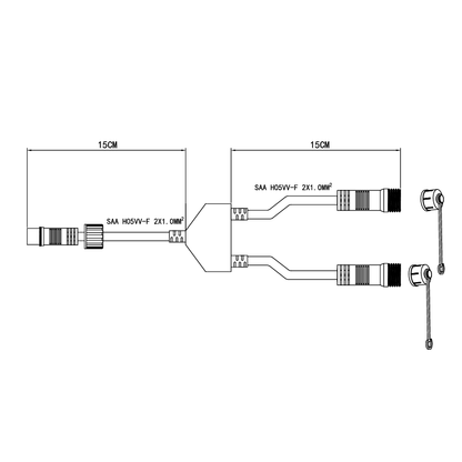 2WayFestoonStringSplitter240V