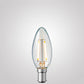 2W Candle Dimmable LED Bulbs in Warm White