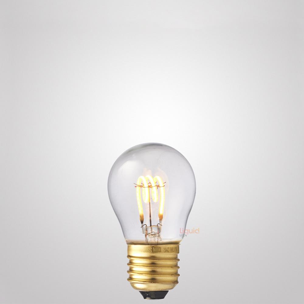 3W Fancy Round Dimmable Tre Loop LED Bulbs in Extra Warm White