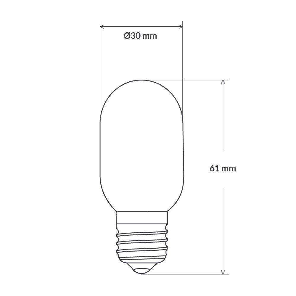 3W Pilot Dimmable LED Bulb in Warm White