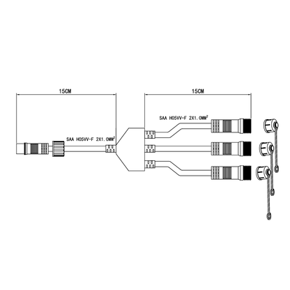 3WayFestoonStringSplitter240V