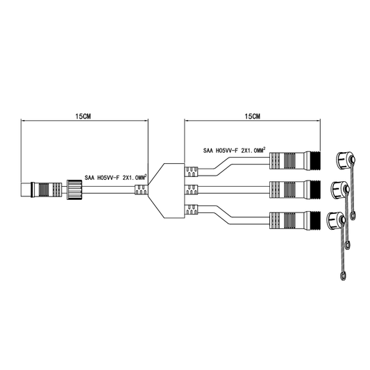 3WayFestoonStringSplitter240V