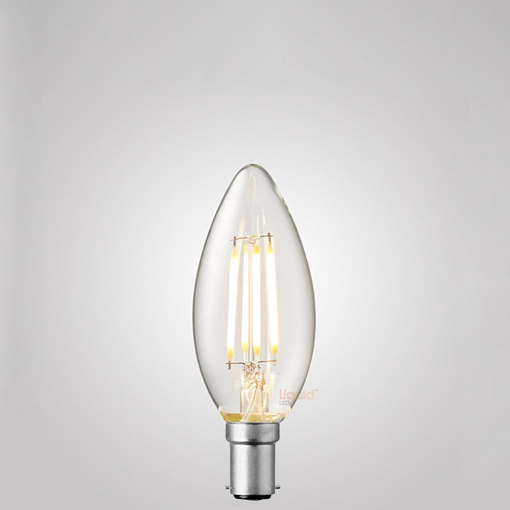 4W Candle Dimmable LED Bulbs 2200K/2700K/3000K