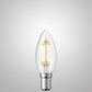 4W Candle Dimmable LED Bulbs Clear in Natural White