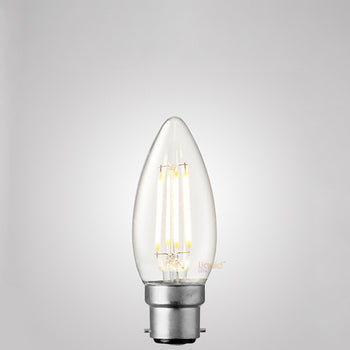 4W Candle Dimmable LED Bulbs 2200K/2700K/3000K