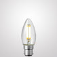 4W Candle Dimmable LED Bulbs Clear in Natural White