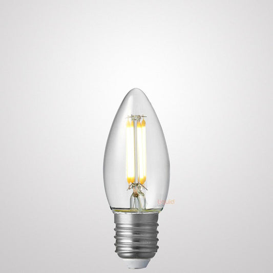 4W Candle Dimmable LED Bulbs Clear in Natural White