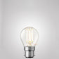 4W Fancy Round Dimmable LED Bulbs Clear