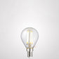 4W Fancy Round Dimmable LED Bulbs Clear