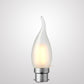 4W Flame Tip Candle Dimmable LED Bulbs in Warm White