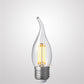 4W Flame Tip Candle Dimmable LED Bulbs in Warm White