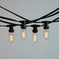 10M Festoon String Lights at 50 cm intervals with LED Bulbs