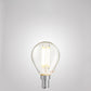 4W Fancy Round Dimmable LED Bulbs Clear
