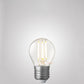 4W Fancy Round Dimmable LED Bulbs Clear