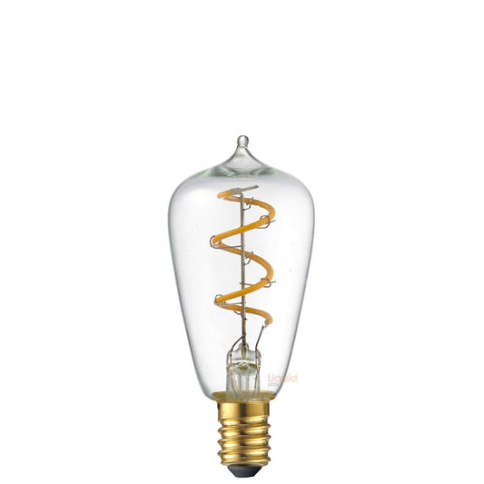 3W Mini Edison Spiral LED Bulb (E14) in Extra Warm White