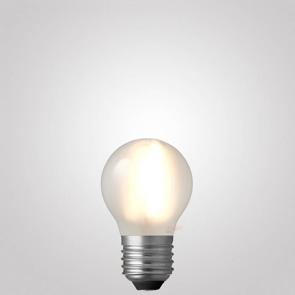 4W 12-24 Volt DC Fancy Round Dimmable LED Bulbs in Warm White
