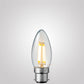 4W 12-24 Volt Candle Dimmable LED Bulbs in Warm White