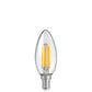 4 Watt Candle Dimmable LED Filament Bulb (E14) Clear Candle Bulbs LiquidLEDs Lighting 