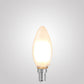 4W 12-24 Volt Candle Dimmable LED Bulbs in Warm White