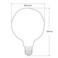 Designer 125mm LED Bulbs