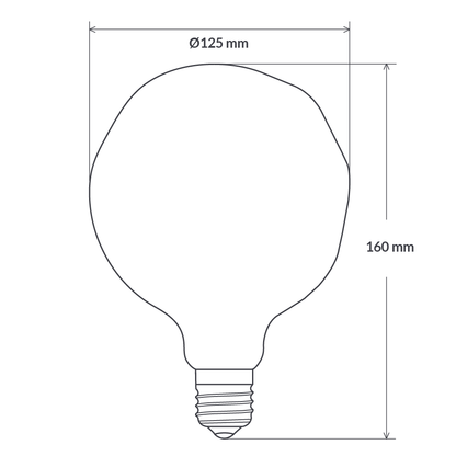 Designer 125mm LED Bulbs