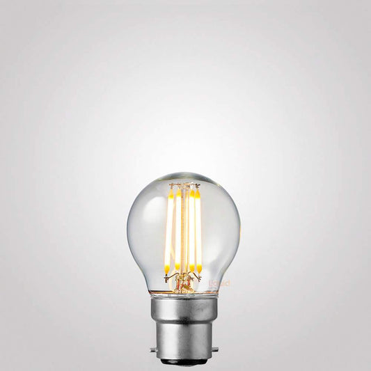 4W Fancy Round Dimmable LED Bulbs Clear