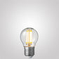 4W Fancy Round Dimmable LED Bulbs Clear